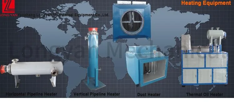 Industrial Electric Process Air Refinery Water Gas Burner Pipeline Circulation Heater