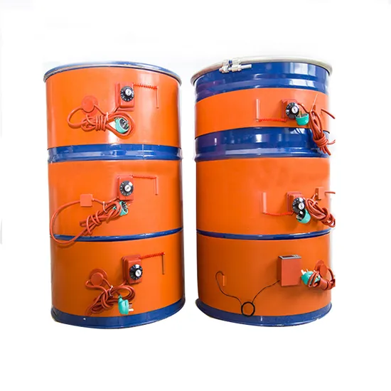Customized 20L 50L 60L 200L Silicone Rubber Barrel Heating Blanket Drum Heater Jacket