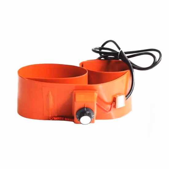 Customized 20L 50L 60L 200L Silicone Rubber Barrel Heating Blanket Drum Heater Jacket