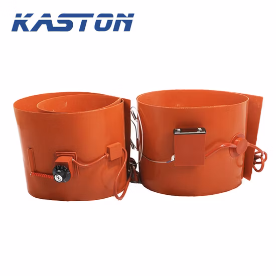 Customized 20L 50L 60L 200L Silicone Rubber Barrel Heating Blanket Drum Heater Jacket
