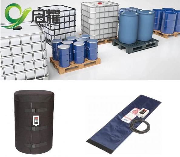 IBC and Drum Container Blanket Heater Insulation Jackets with Digital Thermostats and Plugs