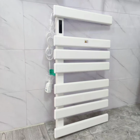 Forniture di fabbrica per bagno personalizzate per scaldasalviette elettrici piatti bianchi
